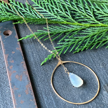 Eden Necklace / White Chalcedony