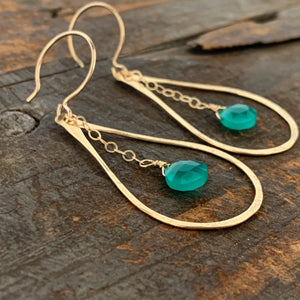 Mirage Earrings / Green