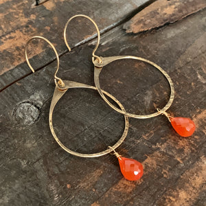Sophia Earrings / Orange
