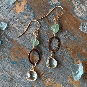 Laine Earrings - Green