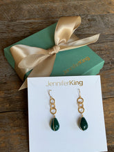 Eve Earrings | Green Jade