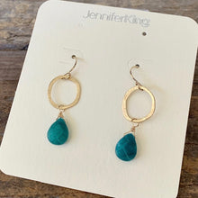 Sarina Earrings / Teal