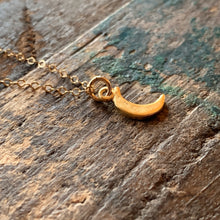 Hammered Moon Necklace