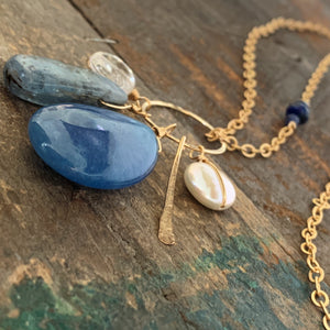 Olivia Necklace - Blue
