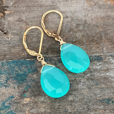 Aruba Earrings / Aqua