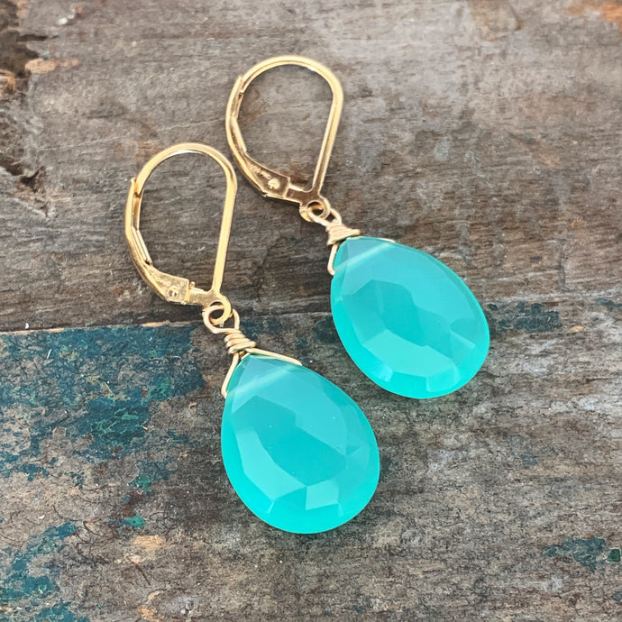 Aruba Earrings / Aqua