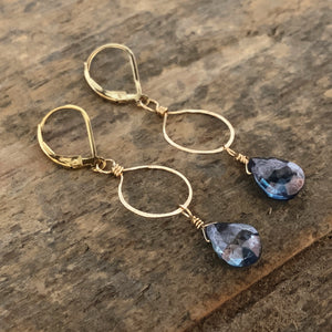 Luna Earrings / Blue