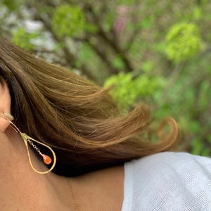 Mirage Earrings / Orange