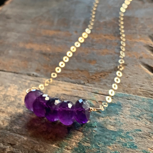 Ava Necklace - Amethyst