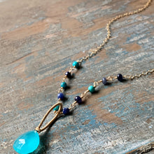 Cecilia Necklace / Aqua