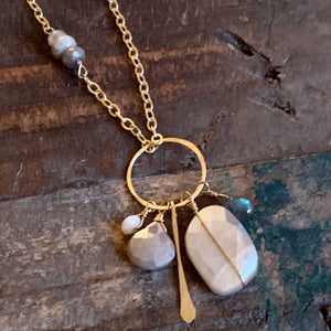 Olivia Necklace - Moonstone
