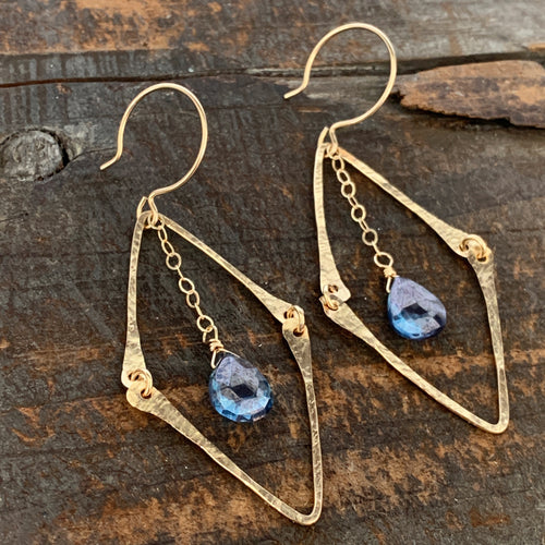 Florence Earrings / Blue