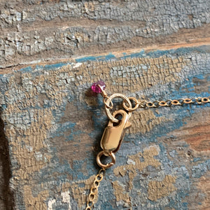 Evergreen Tag Necklace