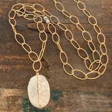 Zion Necklace/ Quartz Druzy