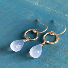 Sarina Earrings / Silver + Lavender
