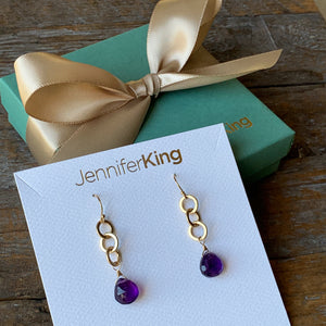 Eve Earrings / Purple