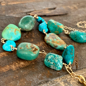 Turquoise Cross Necklace