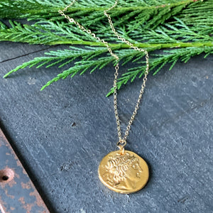 Ancient Greek Coin Necklace