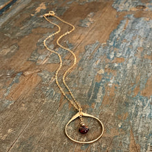 Lia Necklace / Garnet