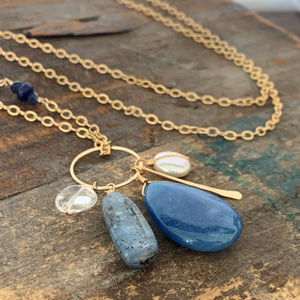 Olivia Necklace - Blue