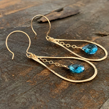 Mirage Earrings / London Blue
