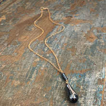 Jenna Necklace / Black Jade