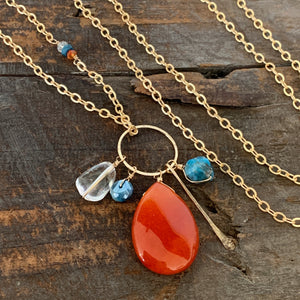 Olivia Necklace - Orange