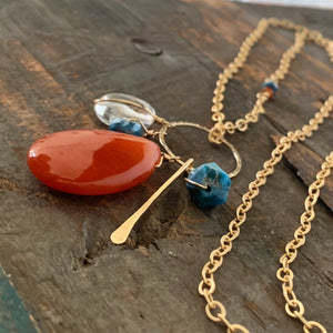 Olivia Necklace - Orange