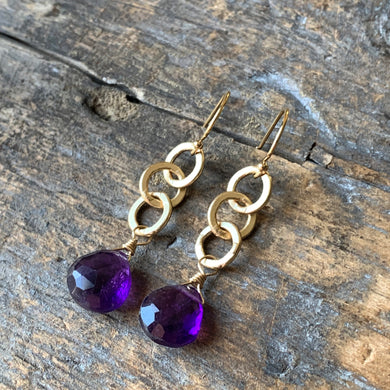 Eve Earrings / Purple