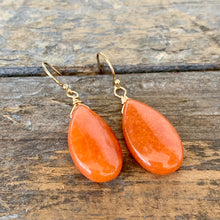 Orange Splash Earrings