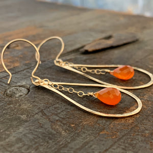 Mirage Earrings / Orange