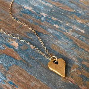Rustic Heart Necklace