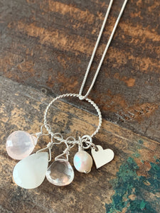 Silver Heart Charm Necklace