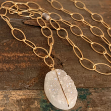 Zion Necklace/ Quartz Druzy