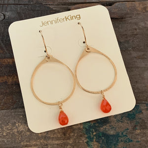 Sophia Earrings / Orange