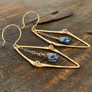 Florence Earrings / Blue