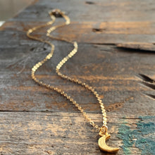 Hammered Moon Necklace