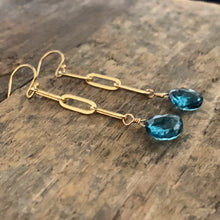 Maria Earrings/ London Blue