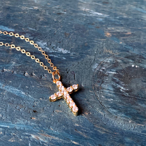 CZ Cross Necklace